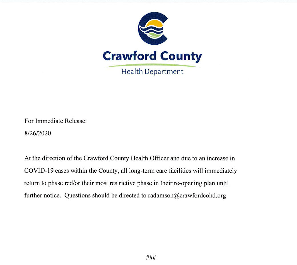 Crawford County Health Department Logo