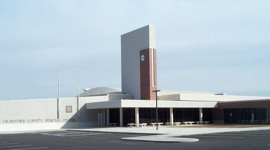 Crawford County Judicial Center Located at 602 North Locust in Pittsburg, Kansas 66762