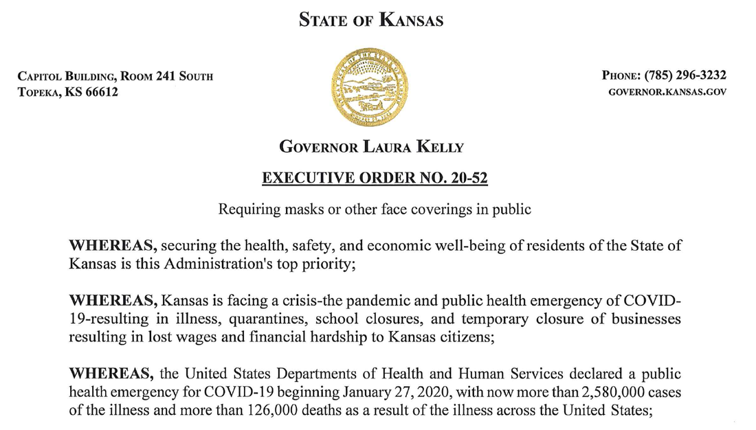 State of Kansas Executive Order P-D-F